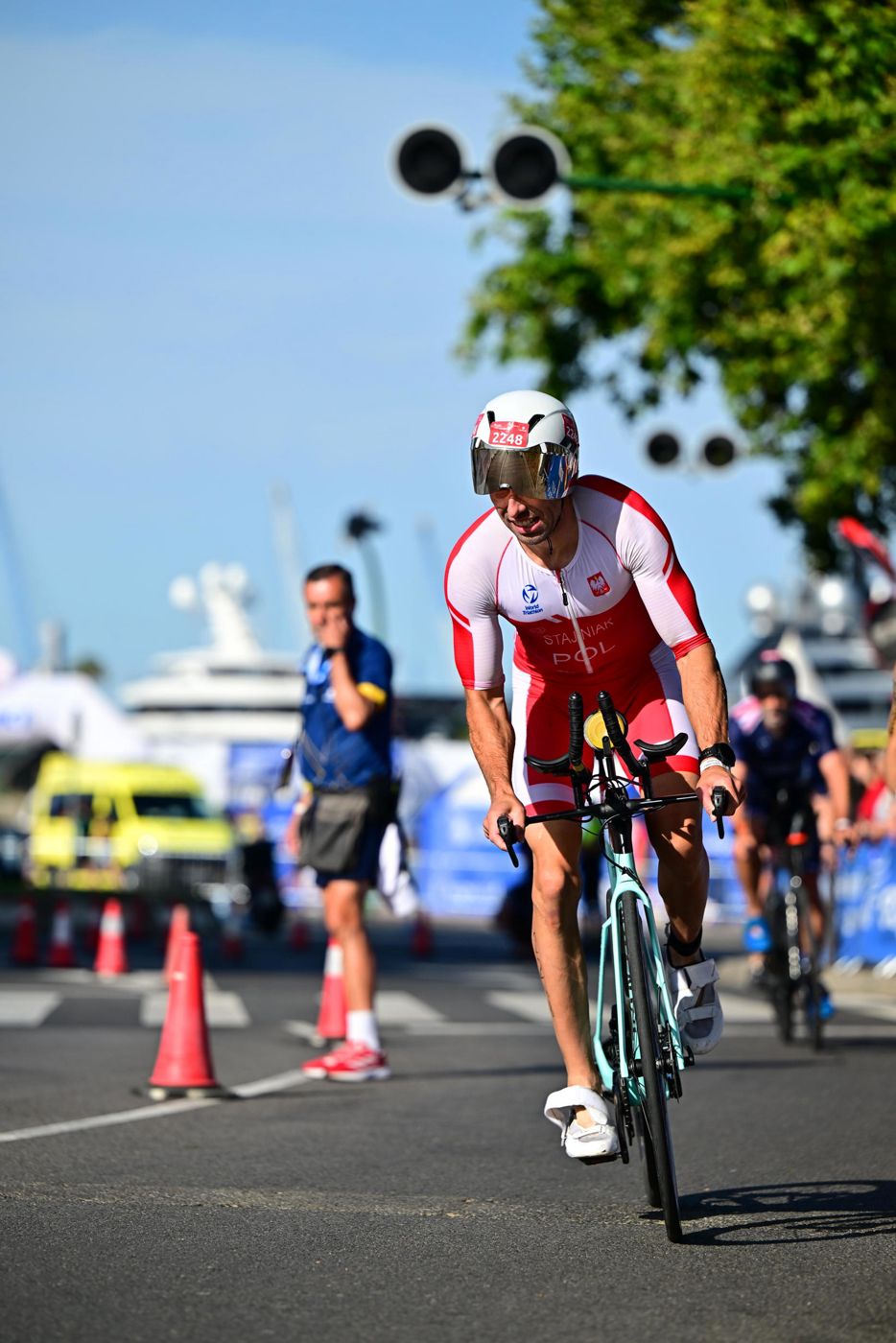 Etap rowerowy triathlonu