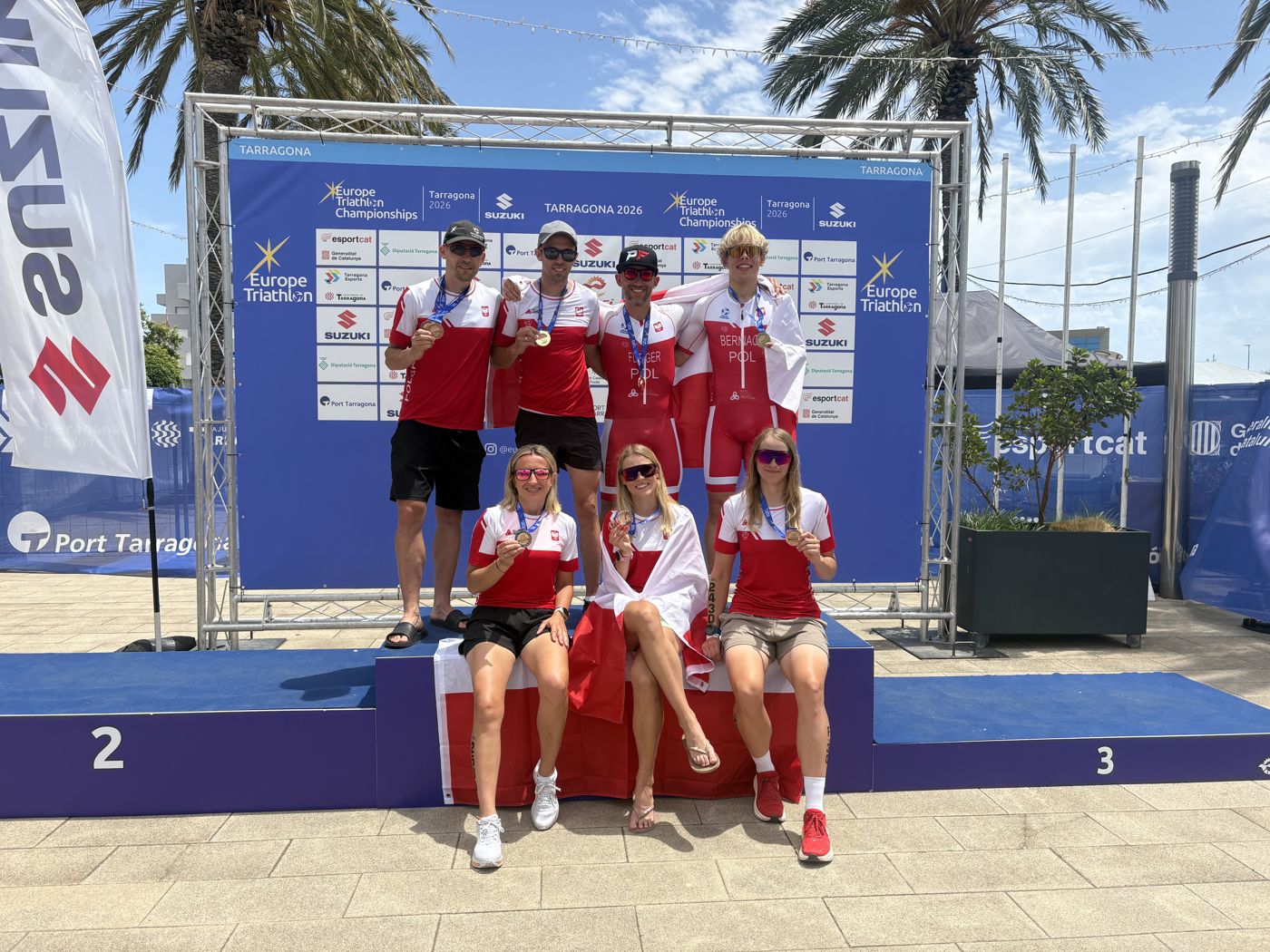 Polscy zawodnicy z medalami Mistrzostw Europy w Tarragonie